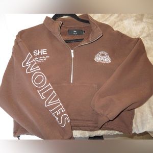 Darc Sports She Hardcore Everson Mockneck Sweater in Desert Dust